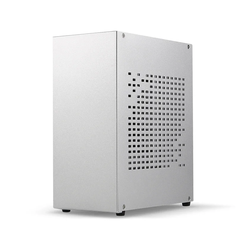 SKTC A07 Mini Computer All Aluminum Desktop Backpack Game Case 4.3L Heat Dissipation Graphics Card Small 1U Power Supply