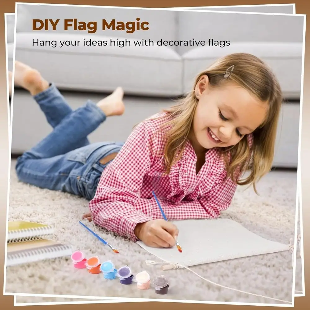 Set of 30 Canvas Banners - Decorative Wall Hangings for DIY Displays and Enamel Pin Collections