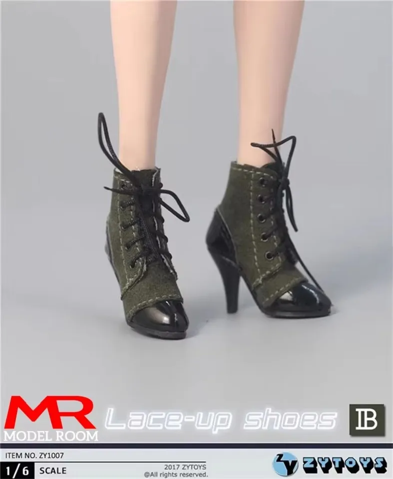 1/6 Female High-Heeled Boots Action Figure 12'' ZY1019 ZY1045