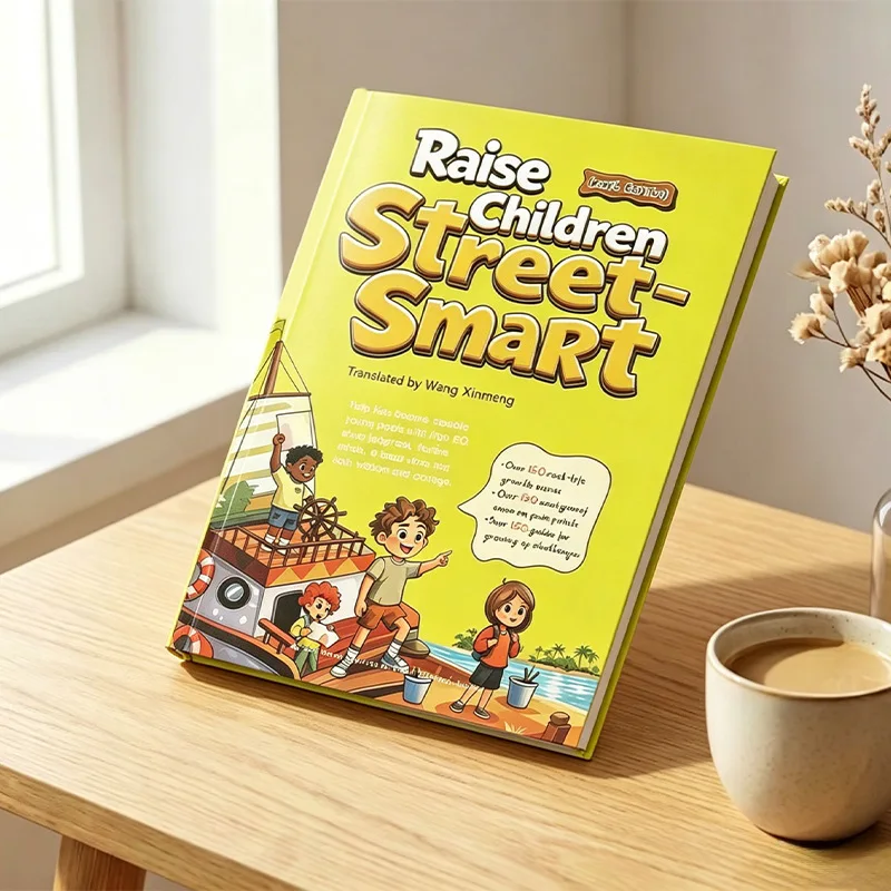 Raise Children Street‑Smart Comic Edition : Livre de développement du QI et de guidance pour enfants, Livre d'éducation sur la sagesse de vie pour enfants