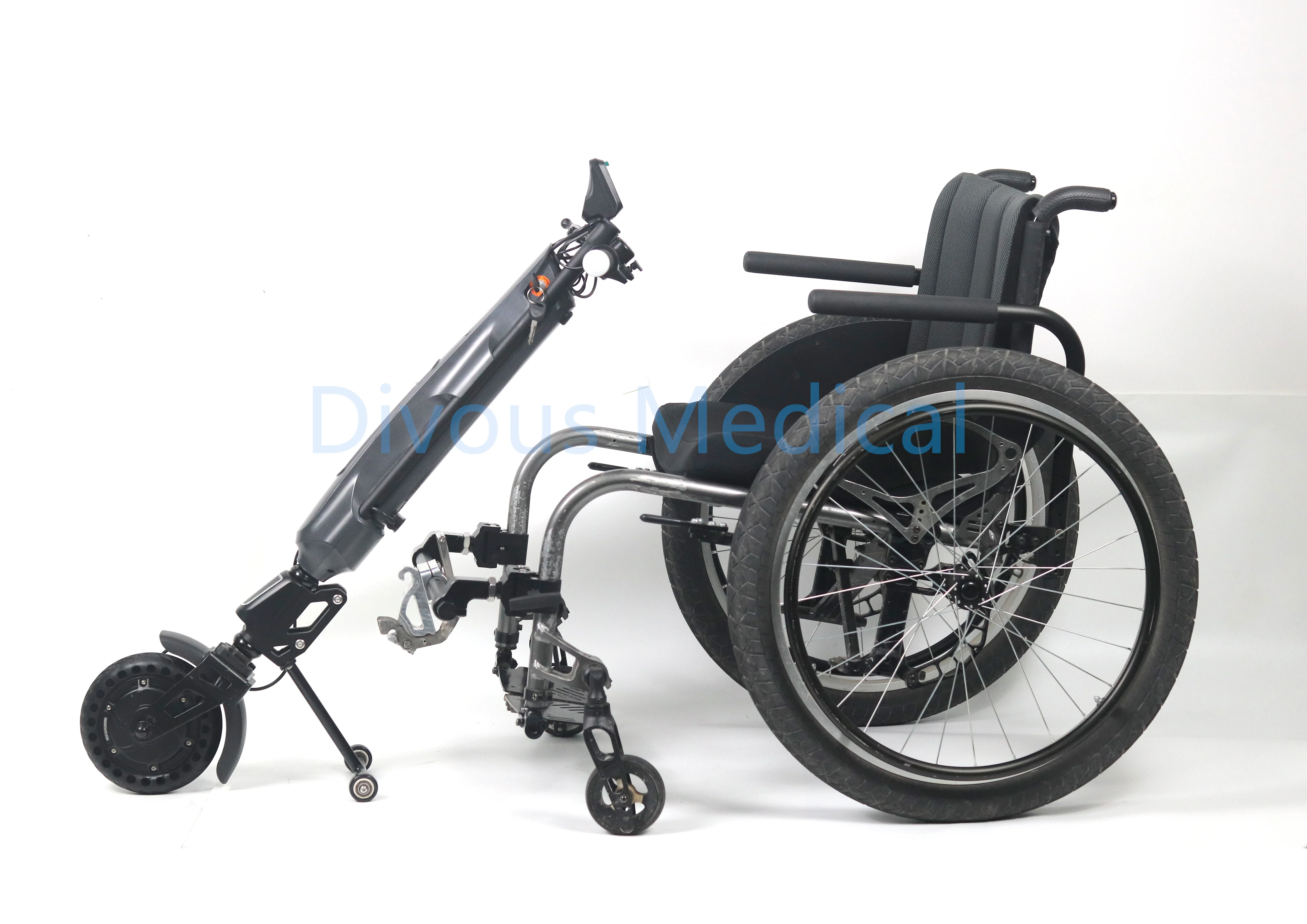 New Sell Wheelchair Handbike Electric Handcycle For Handicapped Wheelchair Attachment Driver Head With Li-ion Battery