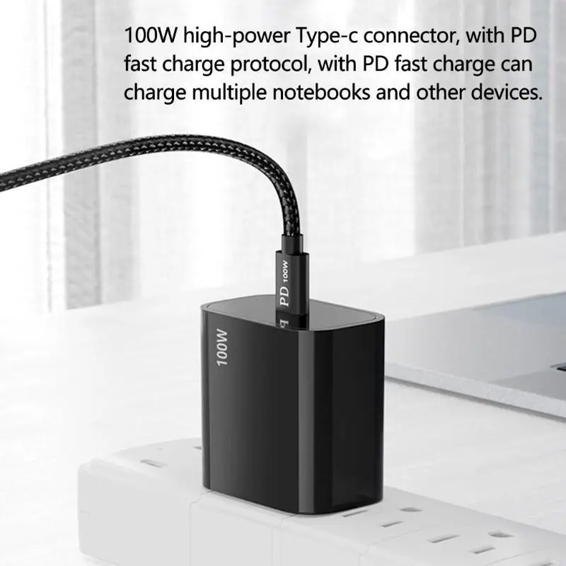 Q1JC 10 consejos USB C a DC5521 5.5x2.1 mm Cable carga alimentación 200 para computadoras portátiles