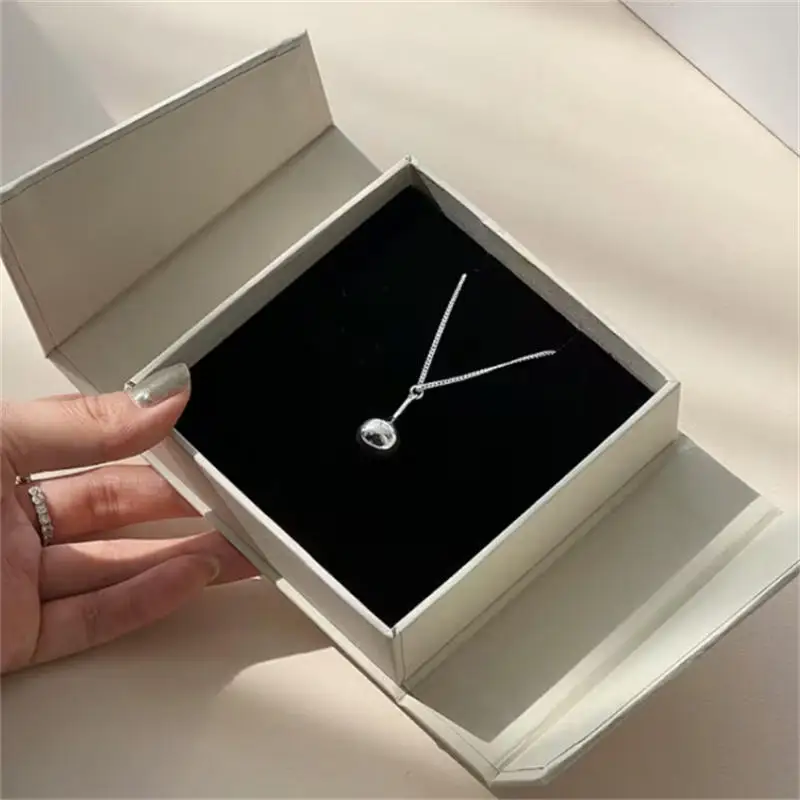 

Dual-opening Magnetic Flip Jewelry Packaging Box Earring Necklace Ring Jewelry Organizer Box Thick Kraft Paper Jewelry Box