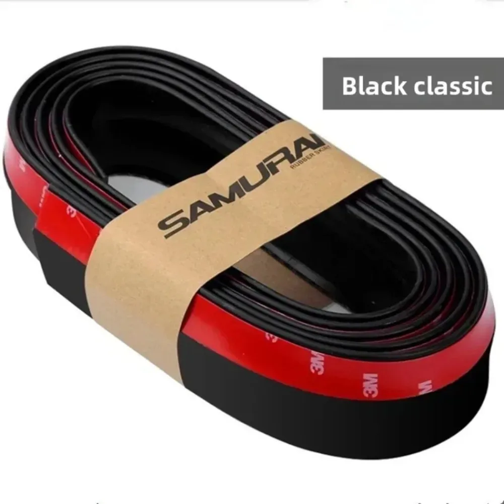 

General for Motors Carbon Fiber Front Lip Bumper Spoiler Car Personalized Modification Anti Collision Rubber Strip Accessorie