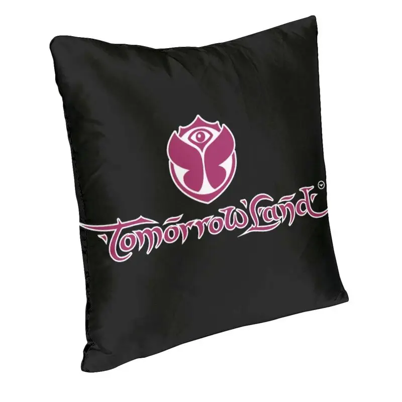 Tomorrowland Cushion Cover 40x40cm Home Decorative Print Belgian Electronic Dance Throw Pillow for Car Two Side