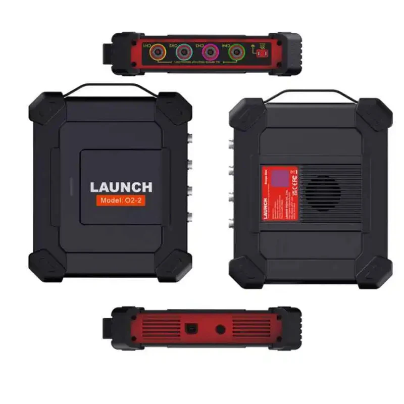 LAUNCH X431 PAD V & O2-2 Oscilloscope Scopebox Car Diagnostic Tool J2534 CAN FD Online ECU Programming Coding Auto OBD 2 Scanner