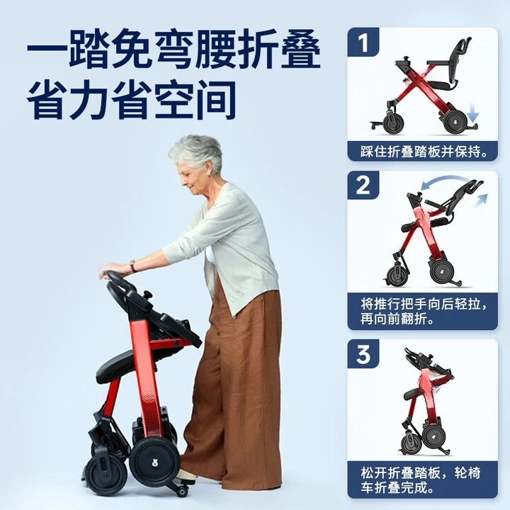 Electric vehicle intelligent electricity helps to promote the elderly lightweight folding