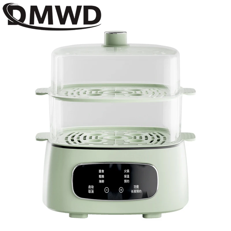 DMWD Multifunctional Electric Cooker Food Steamer Porridge Soup Stew Boiler Breakfast Machine Rice Cooking Hot Pot Roasting Pan