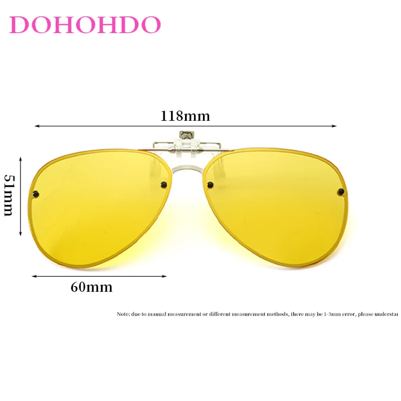 الرجعية العلامة التجارية المعادن الطيار الاستقطاب القيادة للرؤية الليلية العدسات كليب على مكبرة النساء المضادة للوهج الرجال الاستقطاب نظارات Очки UV400 #6