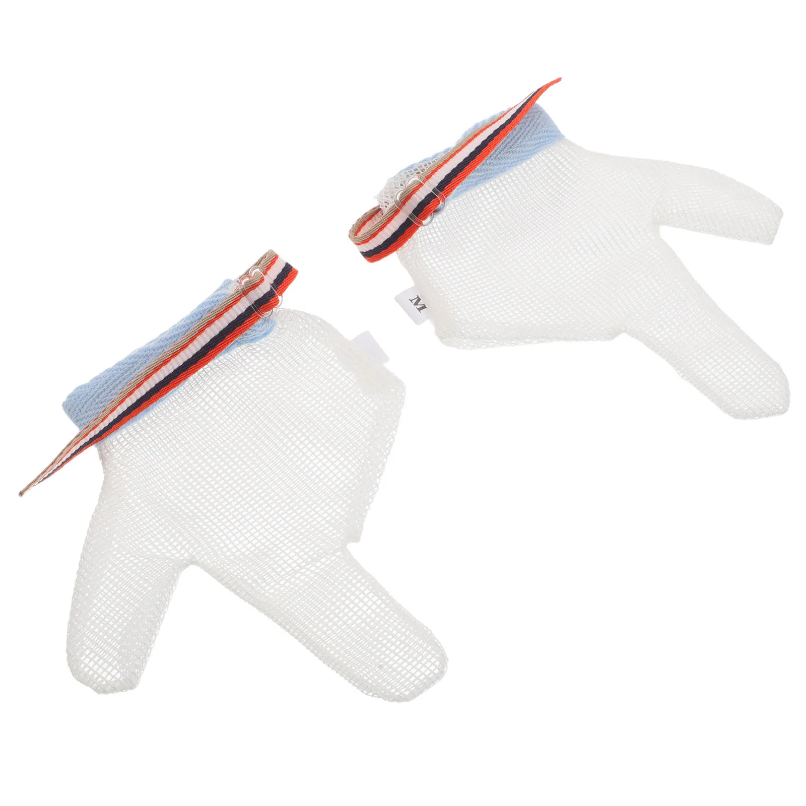 

1Pair Baby Finger Guard White Anti Thumb Sucking Mittens Soft Breathable Infant Gloves Stop Nail Biting Prevention for Kids Play