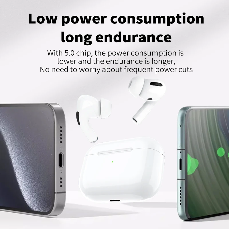 Air Pod Wireless Bluetooth Earbuds Fake Air Pods TWS 5.3 Touch Control In-Ear Hi-Fi Stereo Earbuds with Charging Case For iPhone