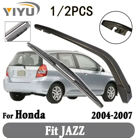 1/2PCS Rear Wiper Blade Wiper Arm Windshield Windscreen Clean Tailgate Window Car Rain Brush For Honda Fit JAZZ	2004--2007