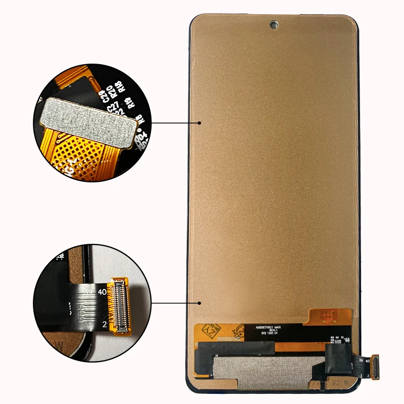 6.67 For Xiaomi Redmi Note 12 Pro 4G mobile phone display LCD touch screen digitising 2209116AG replacement LCD display