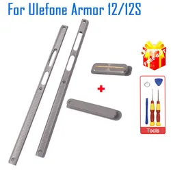 New Original Ulefone Armor 12S Housings shell Left Right Decoration Parts Side Middle Frame+Volume Button For Ulefone Armor 12S