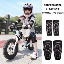 Semi Open Soft Silicone Elbow Knee Pads Sports Protector for Kids Scooter Pushbike Skateboard Riding Cycling Roller Skating