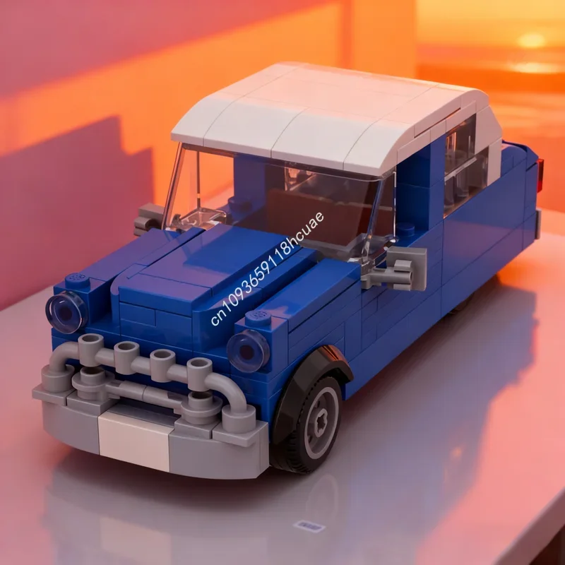 

224pcs MOC Hudson hornet six wide Cityed Model Building blocks Christmas gifts Architecture toy creative Brick Kids Birthday