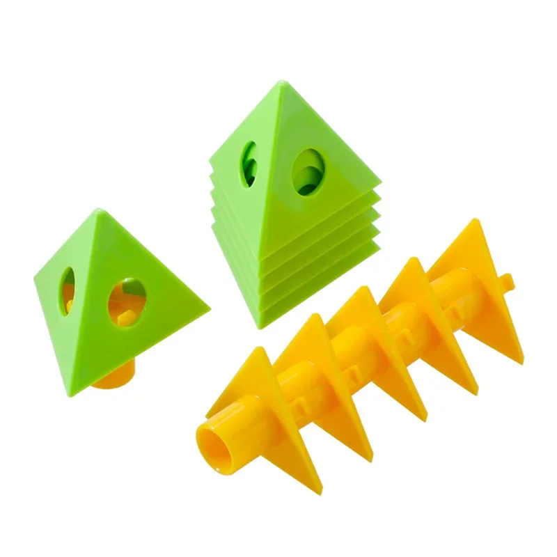 -A23G 1Set Photo Frame Paint Pad Bracket Triangular Plastic Foot Bracket Woodworking Bracket