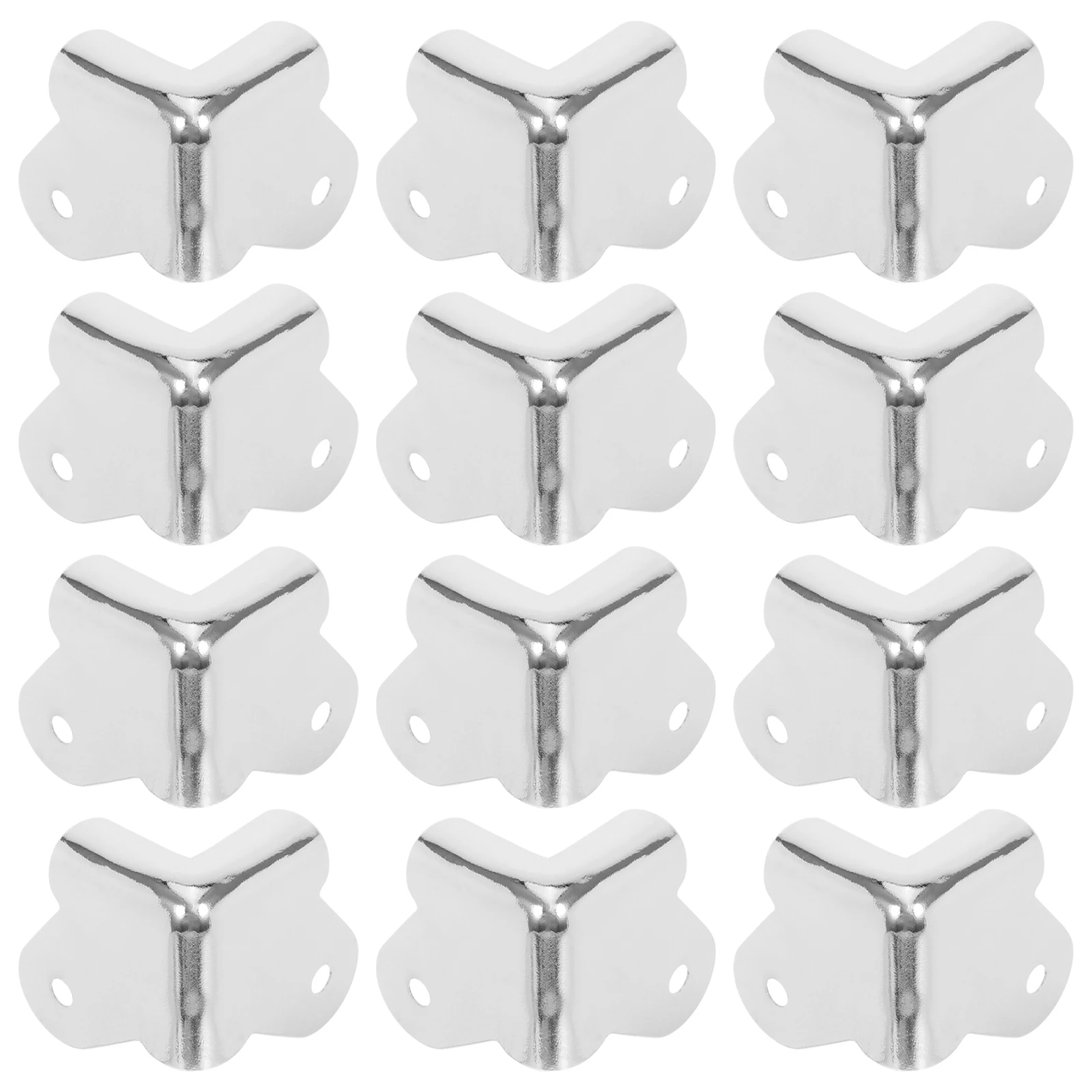 

12pcs 1 57 Inch Silver Metal Speaker Corner Protectors Cabinet Edge Guards for Audio Box Safeguarding Bumpers