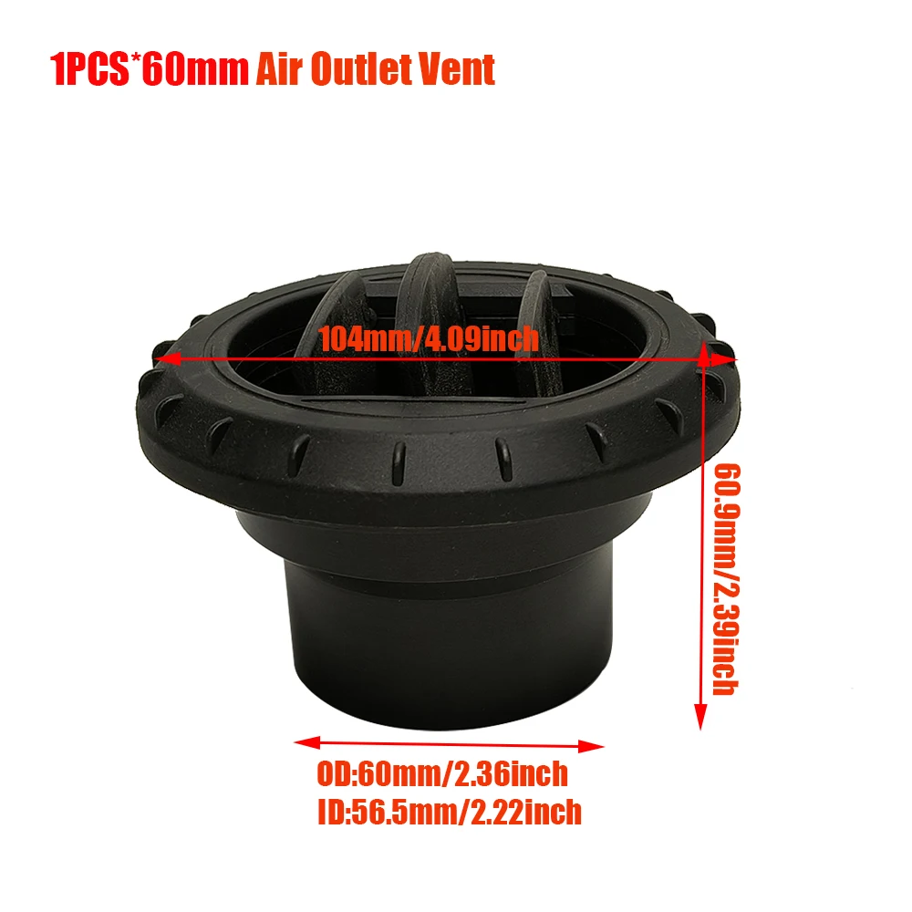 60mm Diameter 1/2M Lengte Air Diesel Heater Duct Buis Slang Uitlaat Uitlaat Joiner Connector voor Webasto Eberspaecher