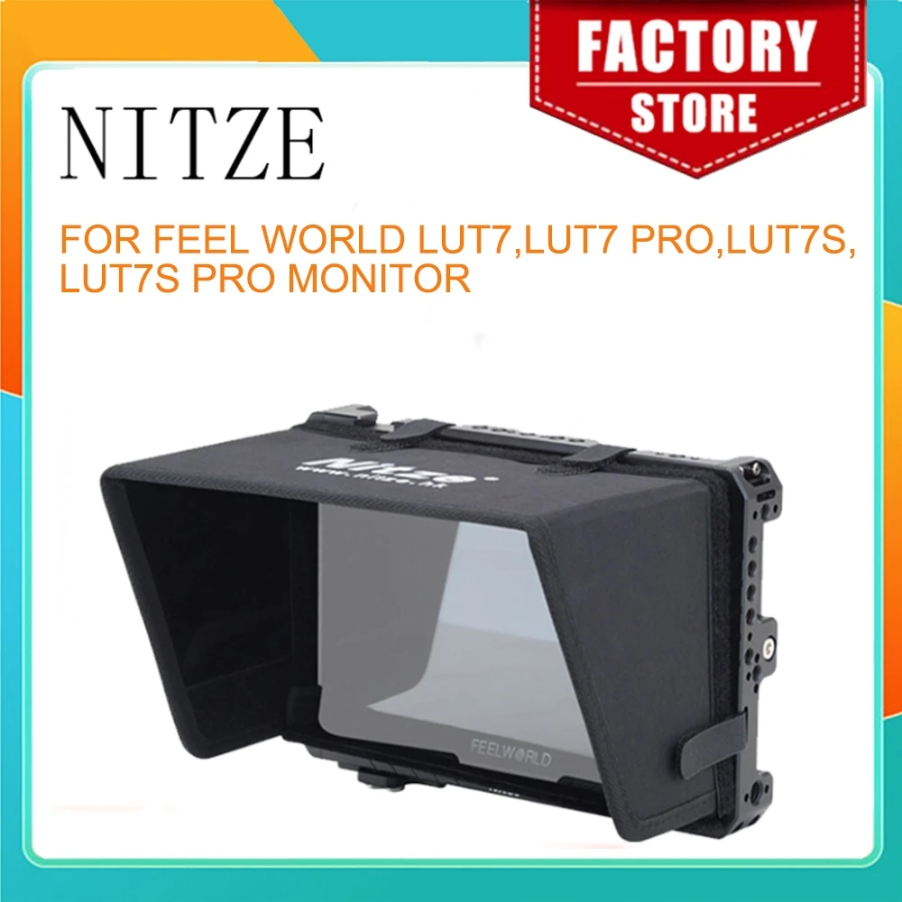 Nitze Monitor Cage For Feelworld Lut7S / LUT7 PRO / LUT7S PRO 7