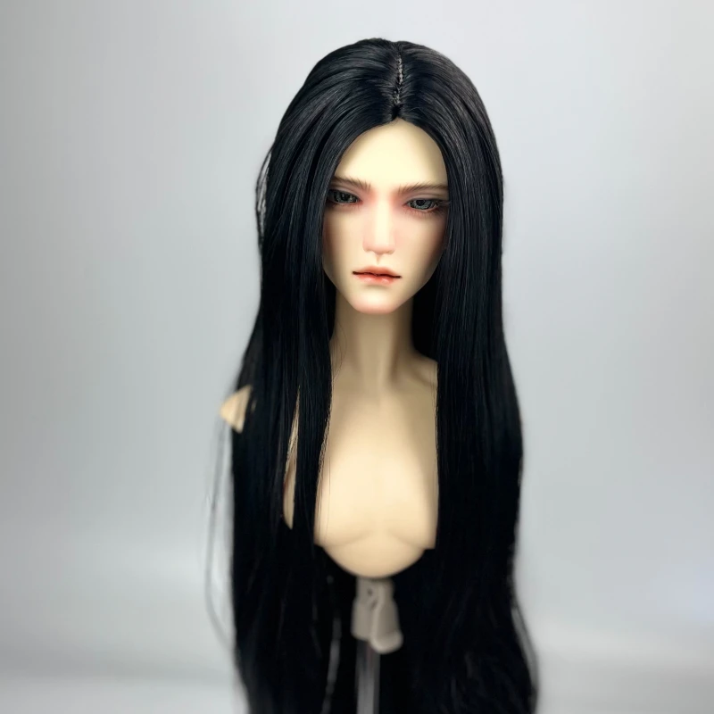 New 1/3 1/4 1/6 Doll's Wig for 60/45/30cm Bjd Doll Milk Silk Medium Split Ancient Style Curly Long Hair Doll Accessories,no Doll