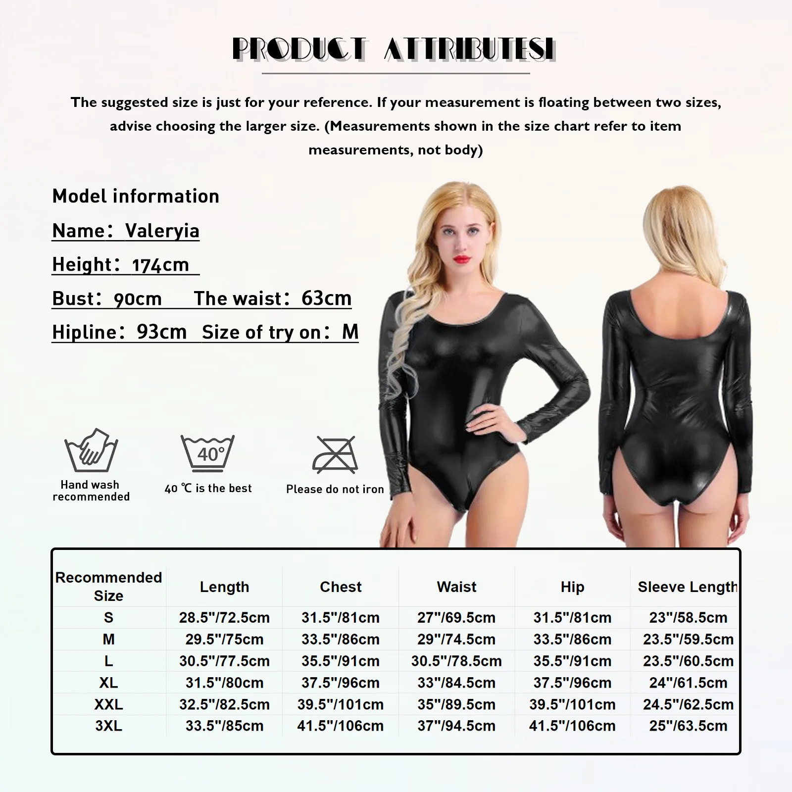 Womens Adults Ballet Gymnastics Leotard Shiny Patent Leather Long Sleeves One-piece Monokini Bodycon Bodysuit Stage Dancewear