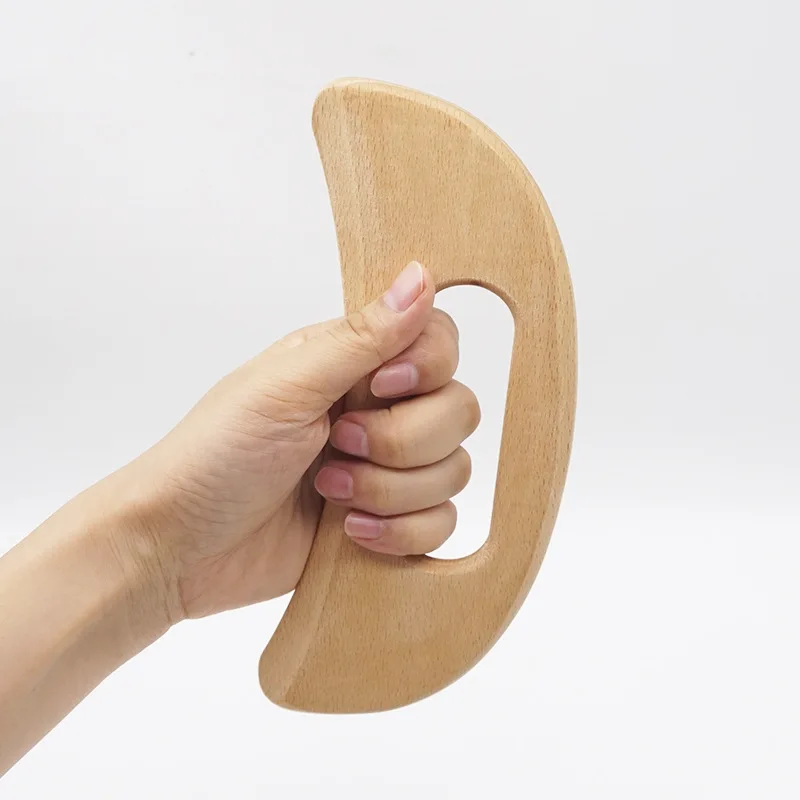 1 PCS Wooden Gua Sha Tool Wooden Massager Gua Sha Board Massage Treatment Back Legs Arms Shoulder Neck Limbs Armpit Back