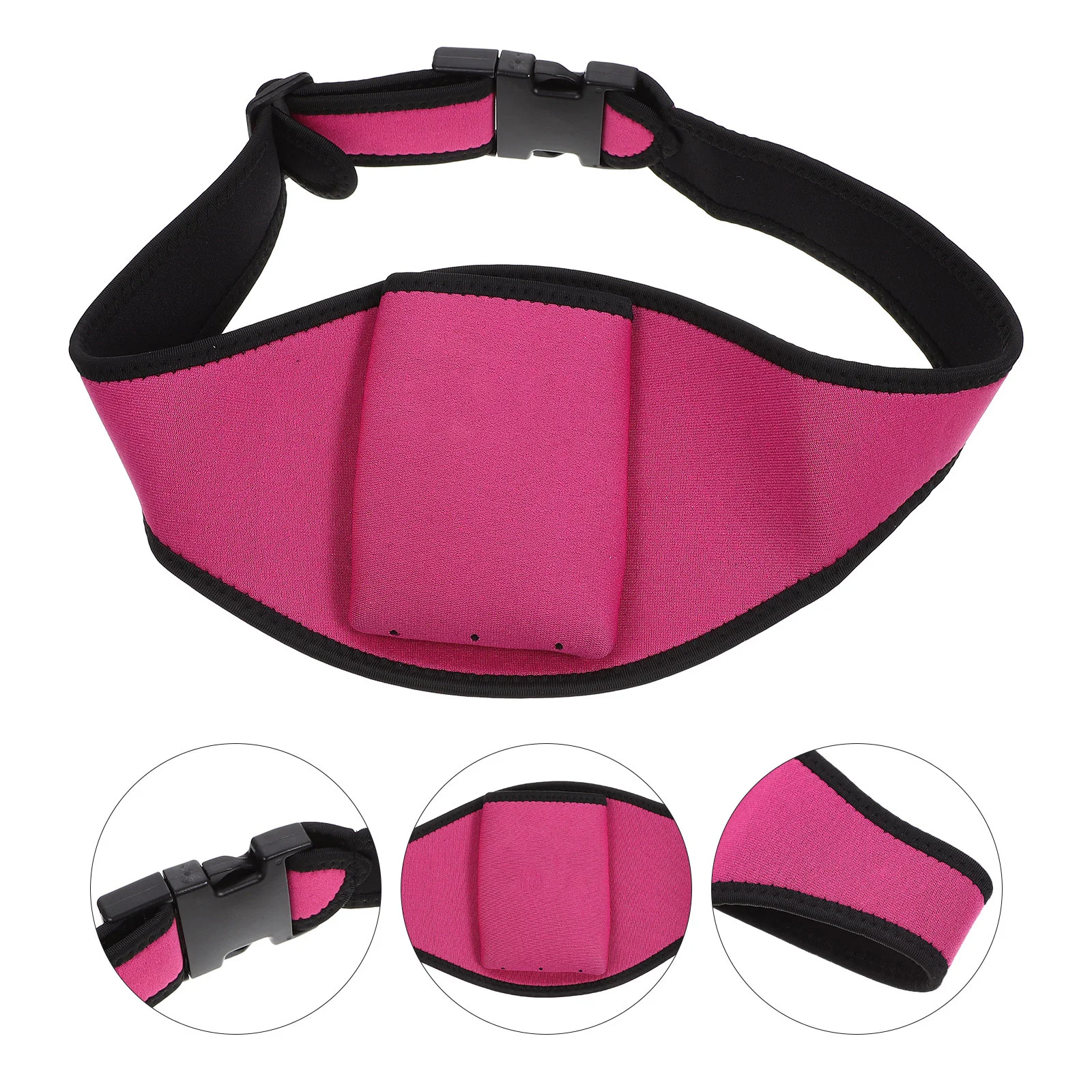 

Mic Belt Microphone Holder Adjustable Waist Bag Portable Carrier Fitness Instructors Mic Pouch Microphone Belt Pouch
