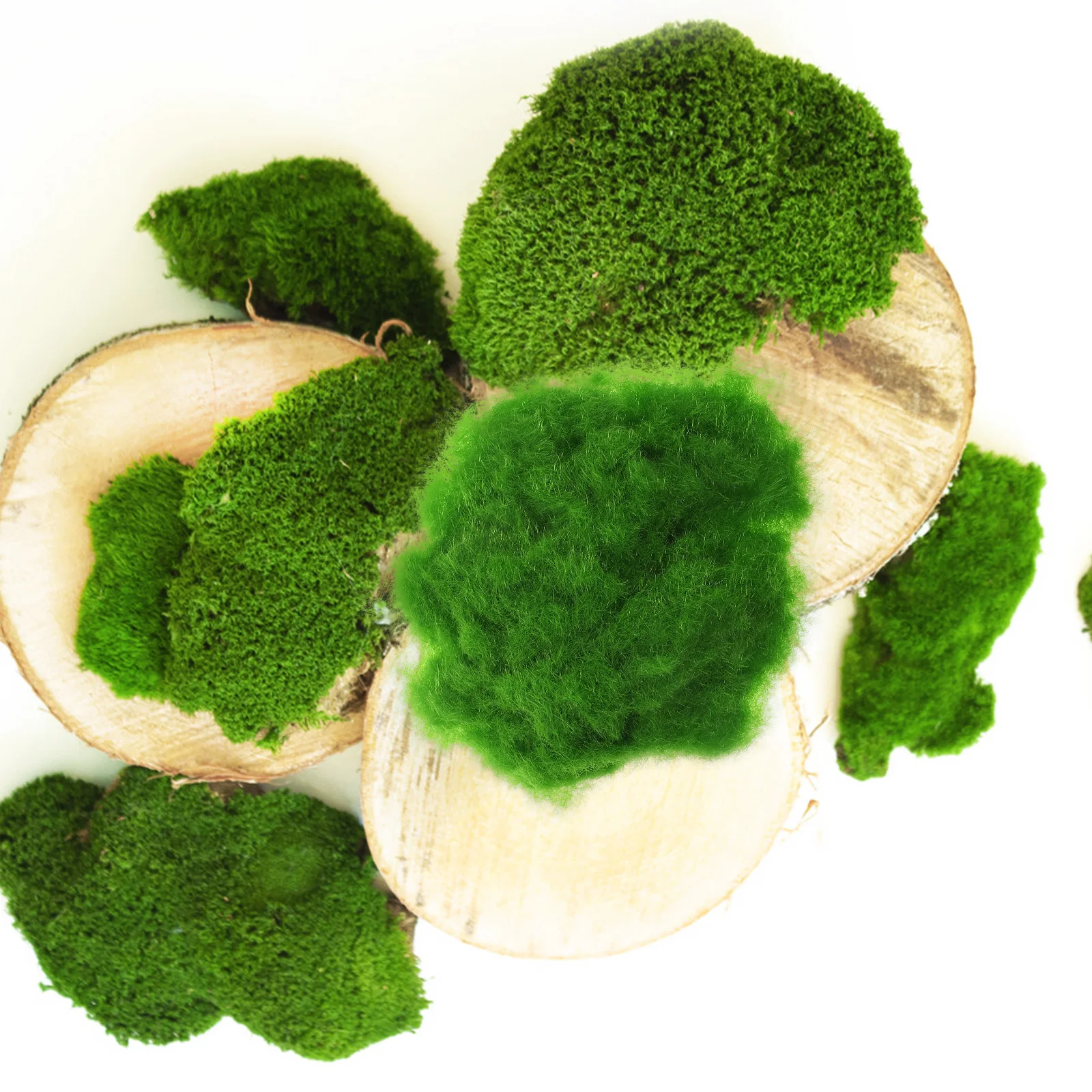 

Realistic Artificial Moss Grass Powder Nylon Simulation for DIY Miniature Landscape Dioramas Scenic Train Layouts Indoor