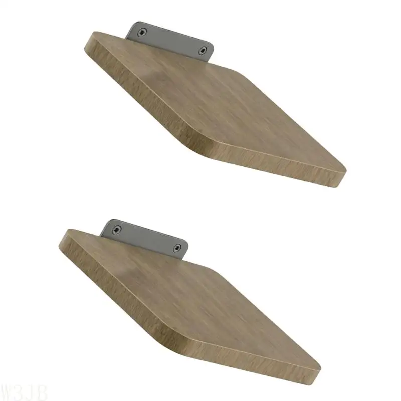 W3JB Platzsparende Soundbar-Wandhalterung, Massivholz-Wandregal für verbesserte Sound-Einrichtung und platzsparende – Detail 8