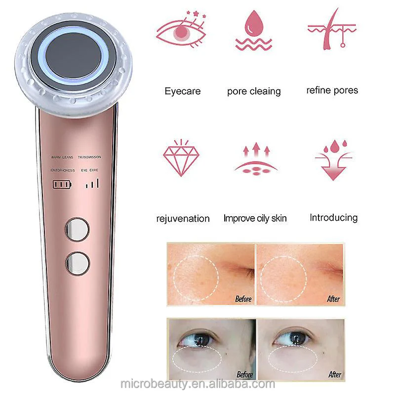 جهاز تدليك محمول لرفع الوجه والرقبة من درجة صالون التجميل للتنظيف العميق والعناية بالبشرة مع تقنية الاهتزاز #6