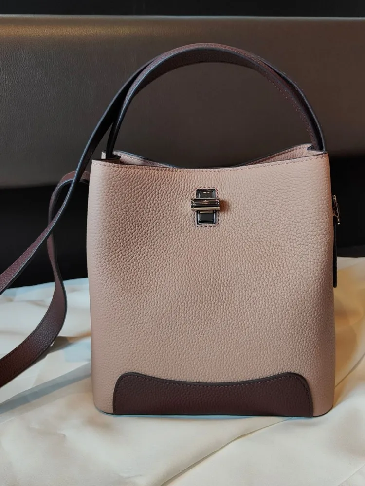 Modna damska torebka z prawdziwej skóry bydlęcej w różnych kolorach casualowe torby tote torebka torba z pasek na ramię torba Crossbody