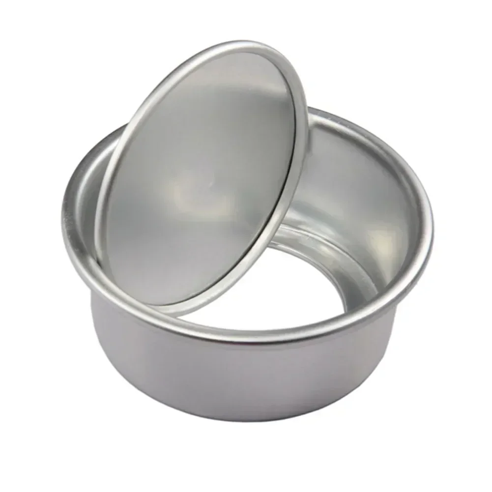 2/4/6/8/10 pollici Stampo per torta in chiffon di alluminio Antiaderente Torta per alimenti Pan Torta rotonda fai da te Bakeware Cucina di casa Cottura della torta Stampo Pan