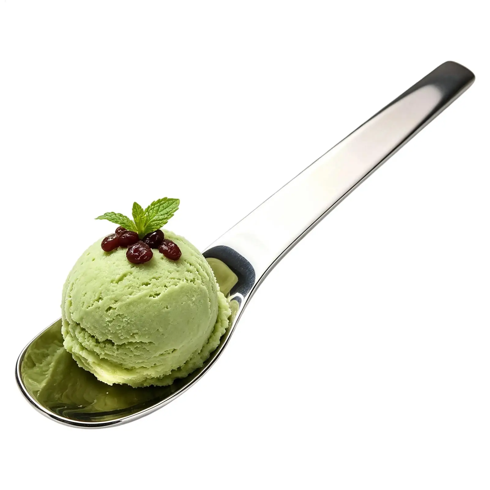 Stainless Steel Dual-purpose Ice Cream Scoop Ice Cream Scooper Multifunctional Fruit Dessert Scoop Tall Drinks Kitchen Supplies