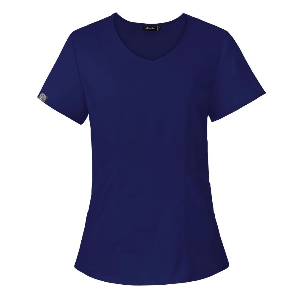 ผ่าตัดขัดเสื้อ Medica เครื่องแบบโรงพยาบาลขัด Tops Unisex ทันตแพทย์เสื้อผ้าพยาบาลขัดเสื้อ Medicos Mujer Lab Workwear