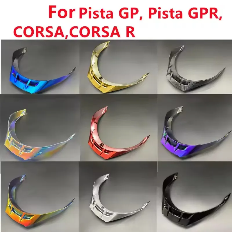 

Modified Tail for AGV Pista Corsa GPR Corsa R Large Tail Air Guide Vane Combat Radar Track Spoiler Throttle Helmet Accessories