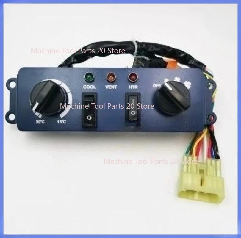 Excavator parts for Sany SY55/60/65 air conditioning panel controller switch 12v