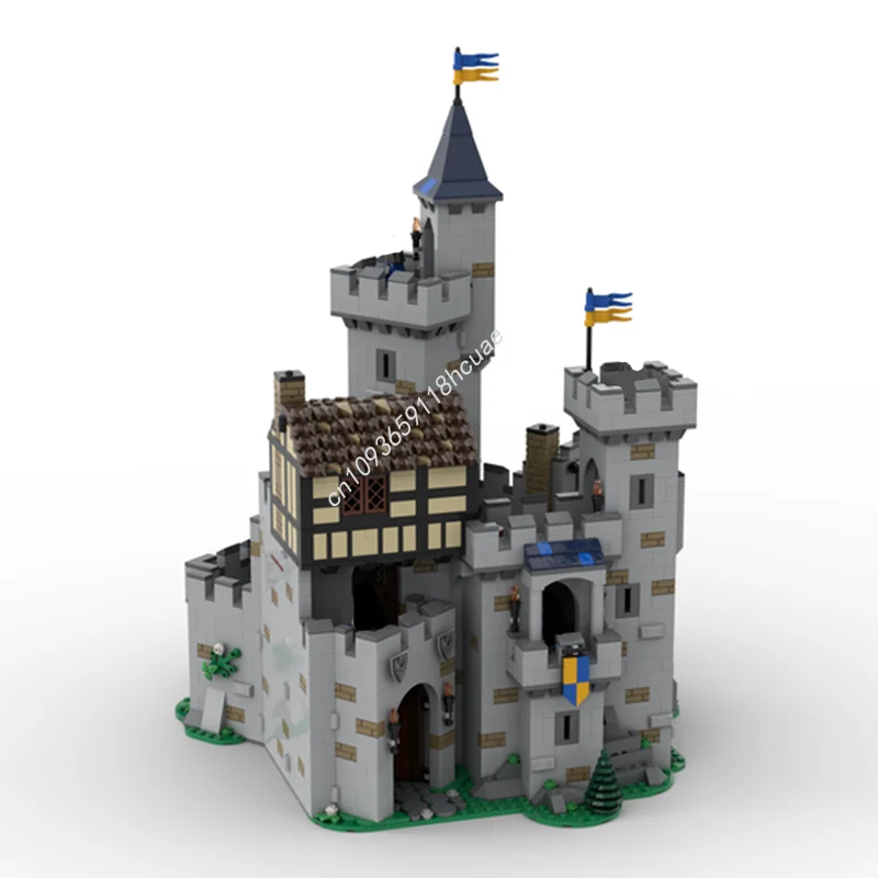 

3381 шт. MOC черный замок соколса, модель строительных блоков, строительная идея, образовательная игрушка, кирпич, рождественские подарки на день рождения