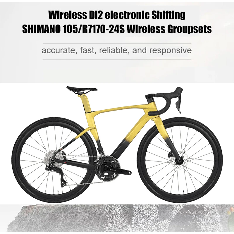 

700X40C Carbon Gravel Bikes Di2 / RIV eTap AXS-12S Wireless Electronic Shift Hydraulic Disc Brakes Carbon Road Bicycle For Sale