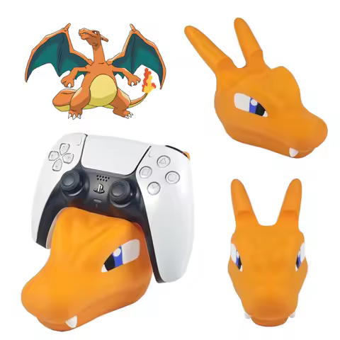 Charizard PS5 PS4 PS3 Desktop Universal Handle Gamepads Stand Game Controllers Bracket For Switch Steam Handheld Storage Rack