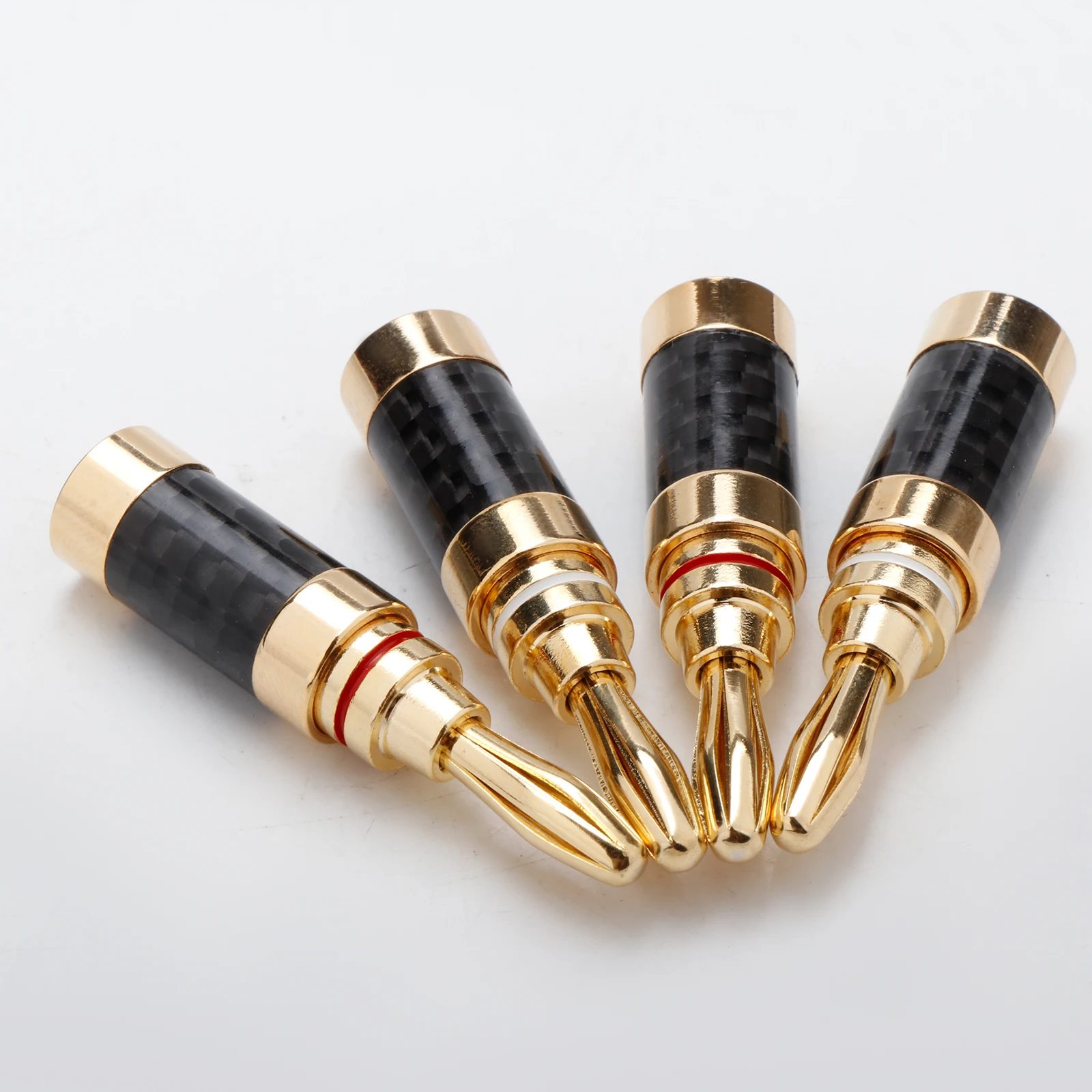 Bananenstecker-Anschluss, Kalble-Lautsprecherserie für rosévergoldete Stecker aus Carbor Fiber – Detail 10
