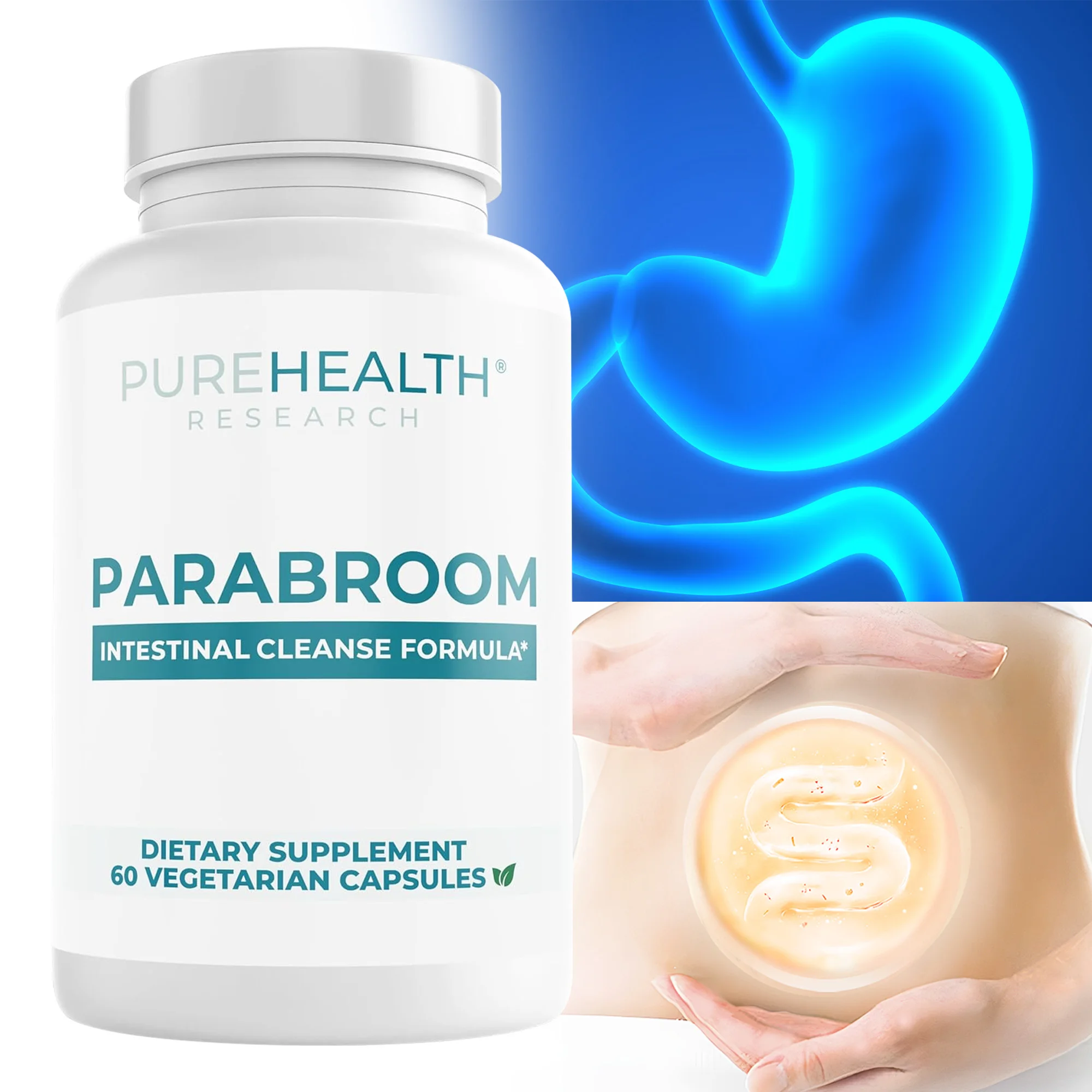 

Parabroom - добавка для здоровья Gut, которая способствует очищанию кишечника и детоксикации, поддерживающую пищевую систему.