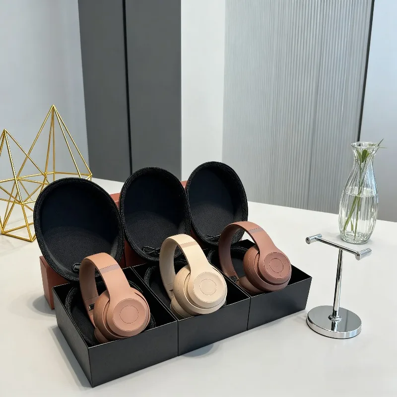 مسجل سماعات بلوتوث لاسلكية ملونة جديدة مثبتة على الرأس من American 4 Beat-s Pro مع نافذة منبثقة