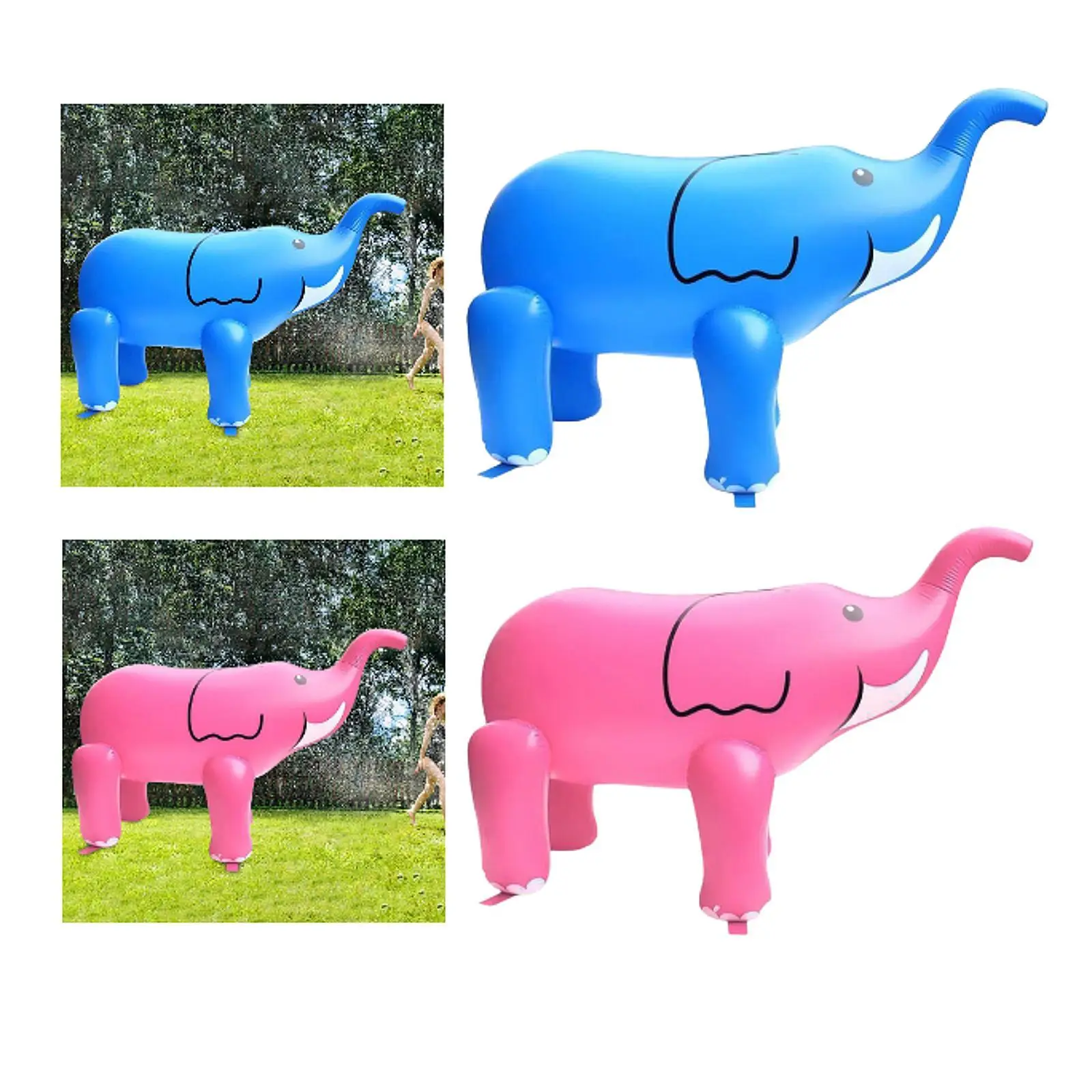 Outdoor Water Toy for Inflatable Yard Sprinkler Large Backyard Party Decoration for Kids and Adults Cartoon Outdoor