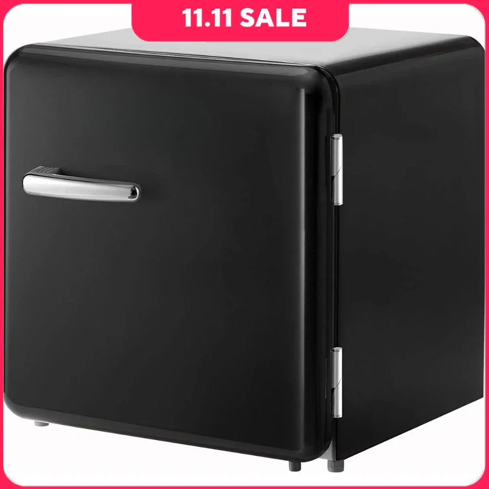 

1.6 Cuft Mini Fridge, Energy Saving & Adjustable Legs, Temperature Thermostat Dial, Removable Shelf, Portable Refrigerator