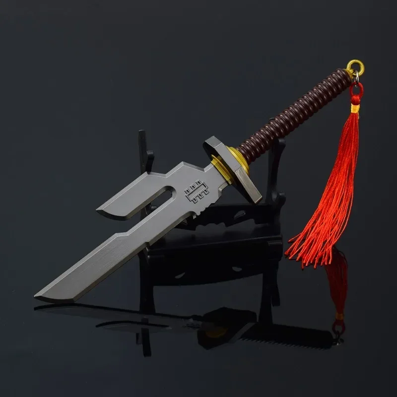 20cm Metal Fushiguro Toji Katana Anime Jujutsu Kaisen Small Sword Ninja Knife Real Size Japanses Katana Samurai Sabre Toy Gift