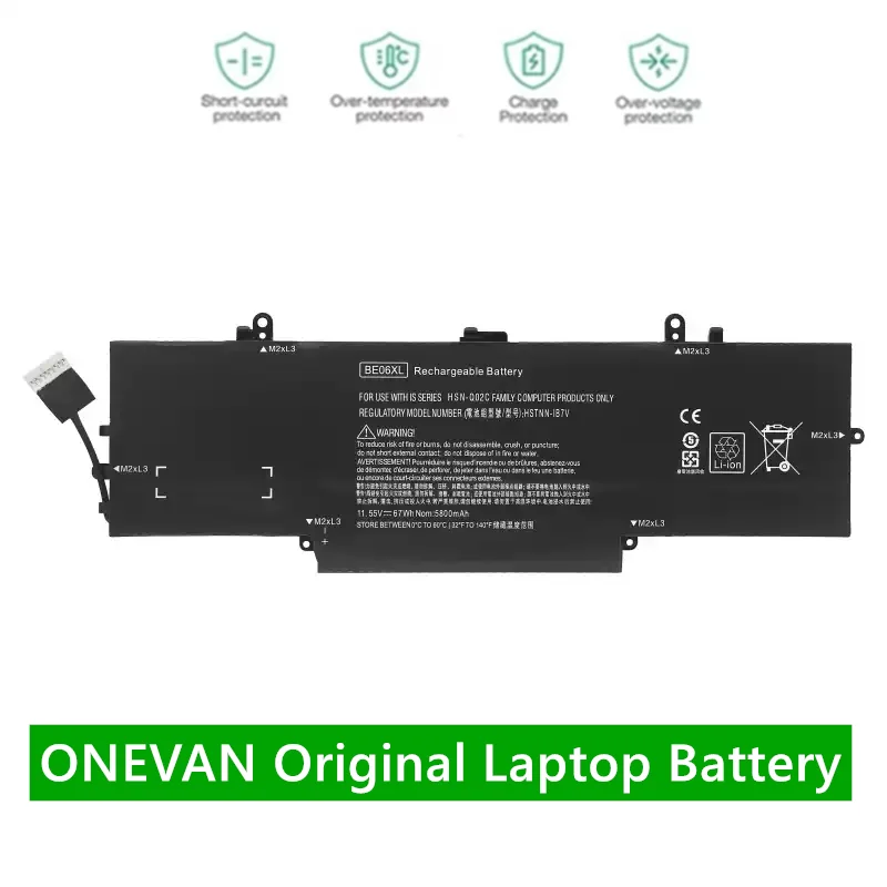 ONEVAN BE06XL 11.55V 67Wh Battery For HP Elitebook 1040 G4 Folio 1040 G4 Series HSTNN-IB7V DB7Y Q02C 918045-2C1 918045-171