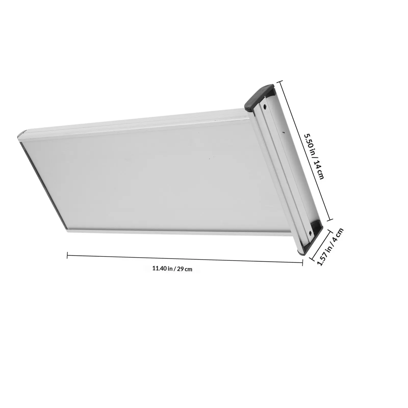 Double Sided Blank Aluminum Door Sign Holder Name Plate Business Office Door Sign Wall Mount Signboard Office Name Plate