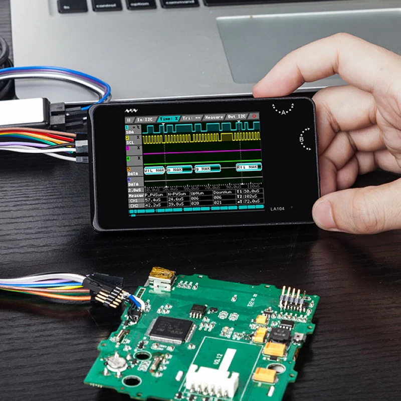 Assistant de débogage et d'échantillonnage LA104, protocole LilBus à quatre canaux, Open Source, 100MHz, Saleae