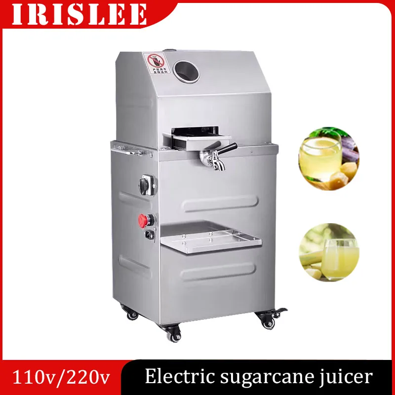 300Kg/H Commercial Sugarcane Juicer Cane-Juice Squeezer Automatic Stainless Steel Sugar Cane Machine